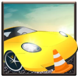 Symbol von Crazy City Taxi Cab Driver